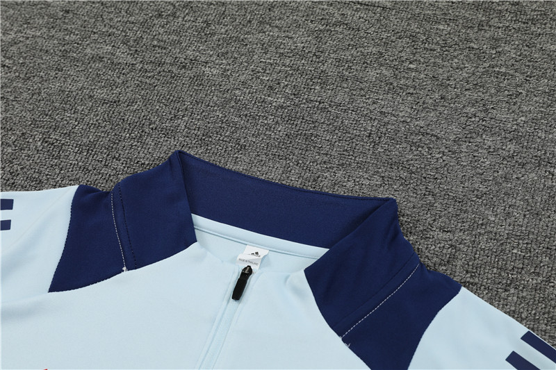 2024 Spain Light Blue Training Suit/2024 西班牙浅蓝色训练服