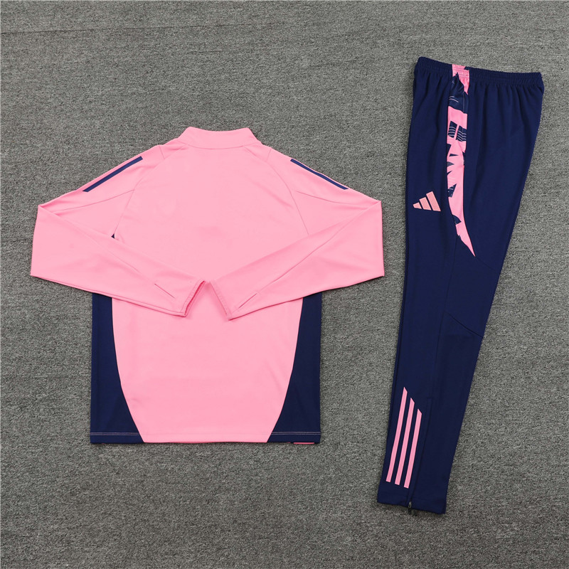 24-25 Arsenal Pink Training Suit/24-25 阿森纳粉色训练服