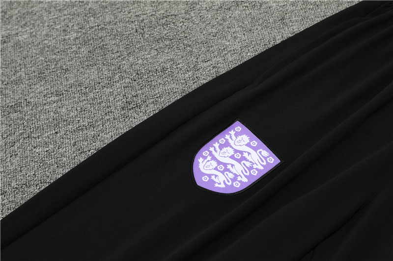 2024 England Black Player Training Suit/2024 英格兰黑色球员版训练服