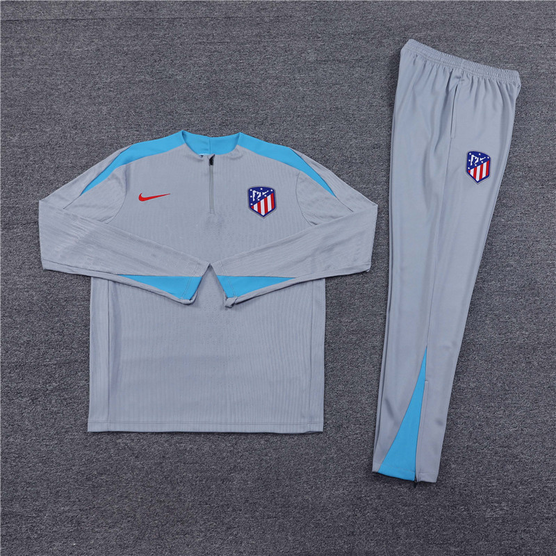 24-25 Atletico Madrid Gray Player Training Suit/24-25 马竞灰色球员训练服