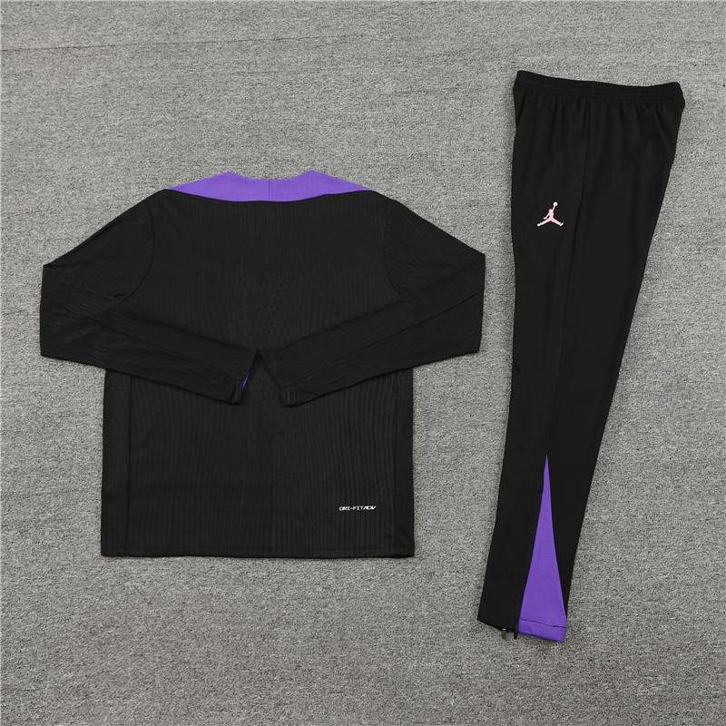 24-25 PSG Black and Purple Player Training Suit/24-25 PSG 黑紫色球员训练服