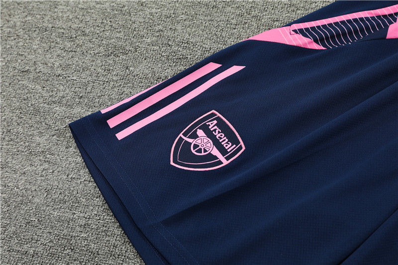 24-25 Arsenal Pink Short Sleeve Training Suit/ 24-25 阿森纳粉色短袖训练服