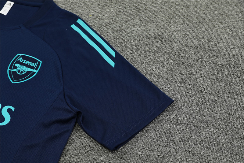 24-25 Arsenal Blue Short Sleeve Training Suit/ 24-25 阿森纳蓝色短袖训练服