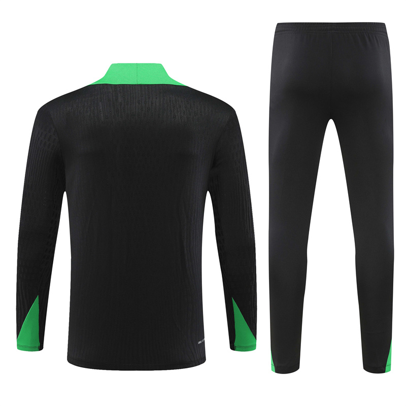 2024 Brazil Black Player Version Training Suit/2024巴西黑色球员版训练服