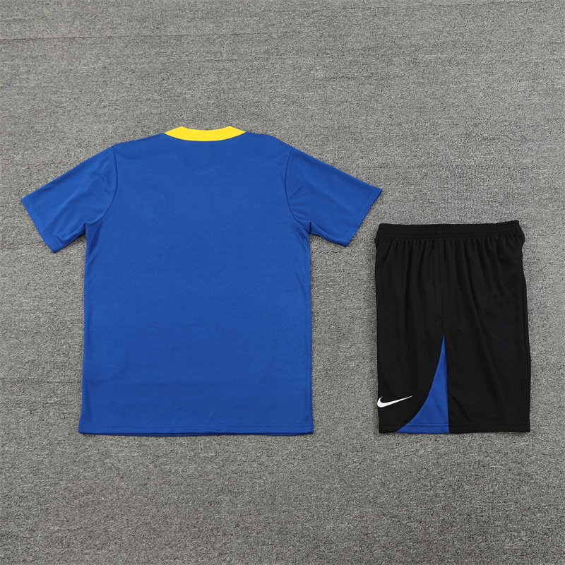 24-25 Inter Milan Blue Short Sleeve Training Suit/ 24-25 国米蓝色短袖训练服