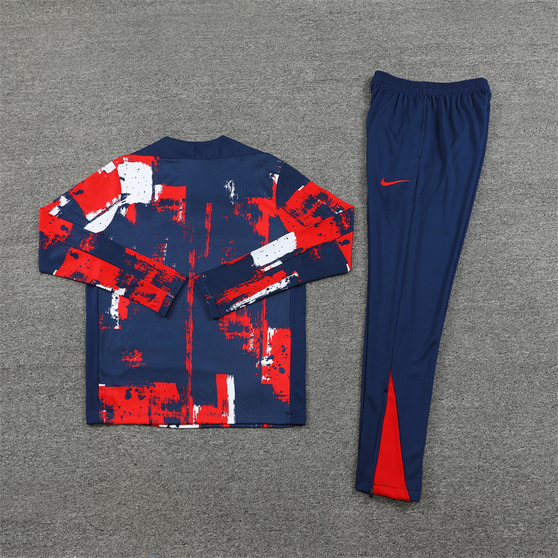 24-25 PSG Blue and Red  Training Suit/ 24-25 PSG 蓝色红色训练服