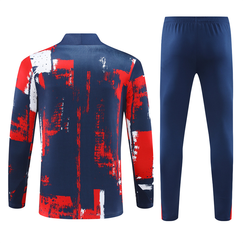24-25 PSG Blue and Red  Training Suit/ 24-25 PSG 蓝色红色训练服