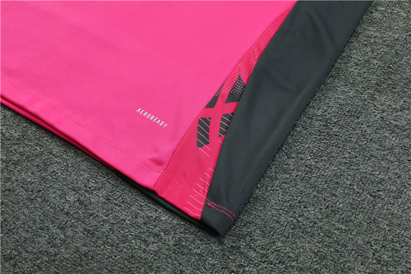 2024 Germany Pink Training Suit/2024德国粉色半拉训练服