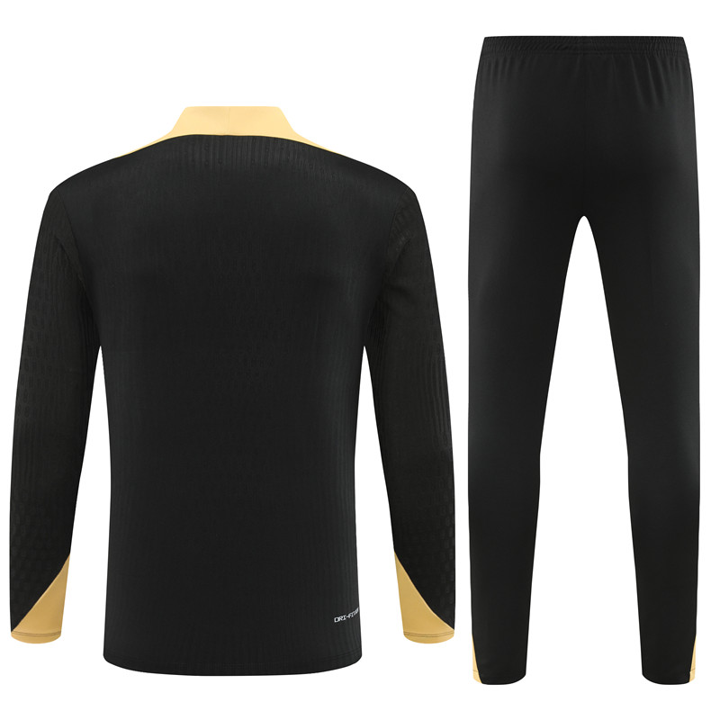 24-25 PSG Black Player Version Training Suit/24-25PSG巴黎半拉训练服，球员版