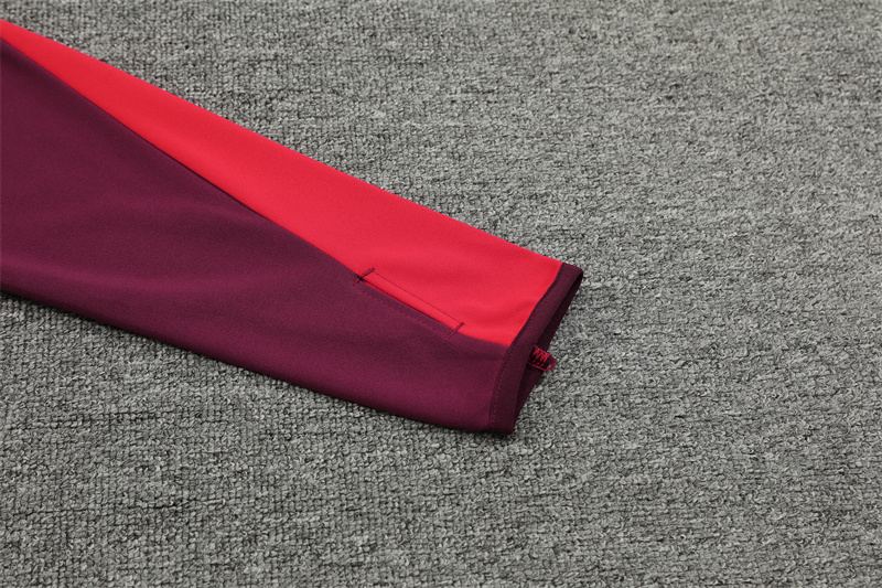24-25 Bayern Munich White Training Suit/24-25拜仁半拉训练服