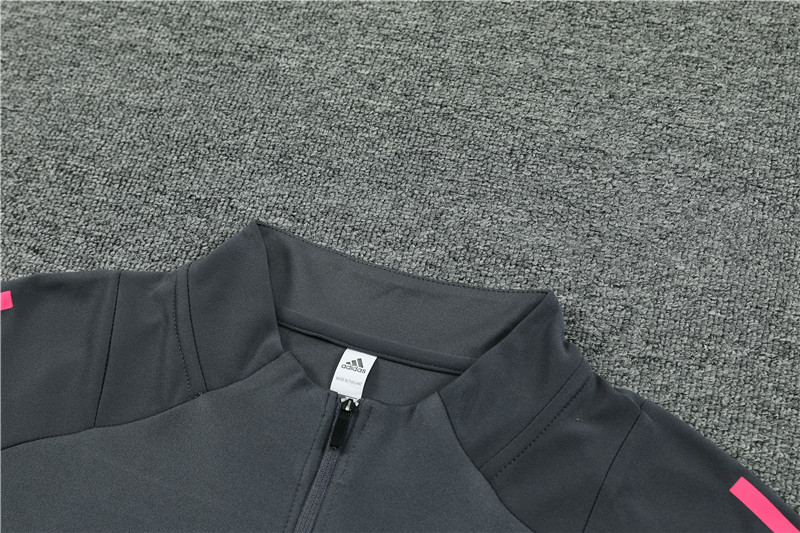 2024 Germany Dark gray Training Suit/2024德国半拉训练服