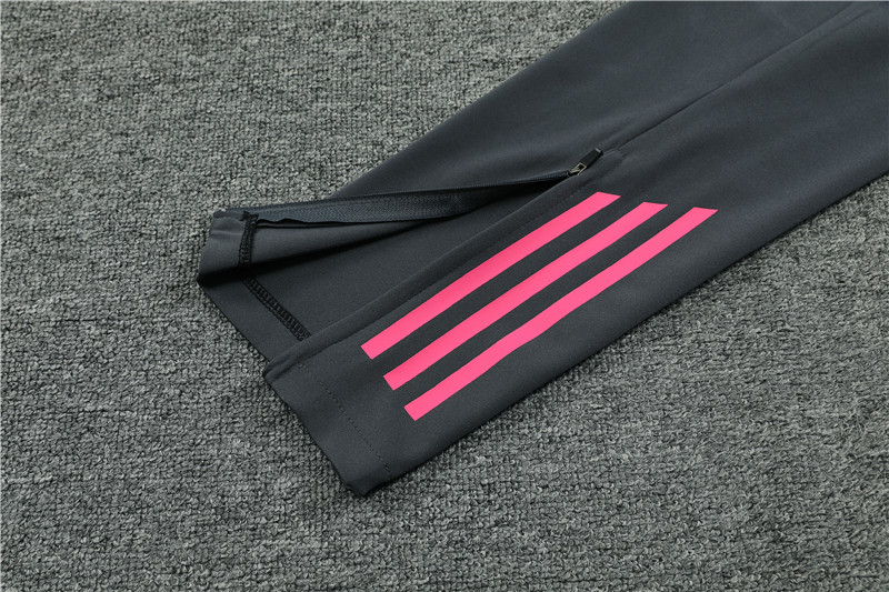 2024 Germany Dark gray Training Suit/2024德国半拉训练服