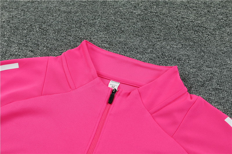 2024 Germany Pink Training Suit/2024德国粉色半拉训练服