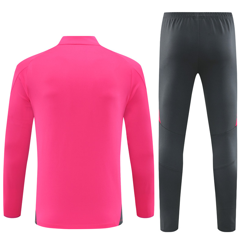 2024 Germany Pink Training Suit/2024德国粉色半拉训练服