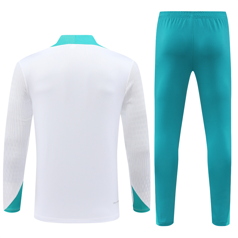 2024 Portugal White Player Version Training Suit/2024葡萄牙半拉训练服,球员版