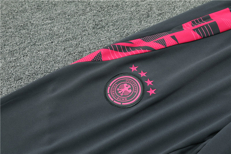 2024 Germany Pink Training Suit/2024德国粉色半拉训练服