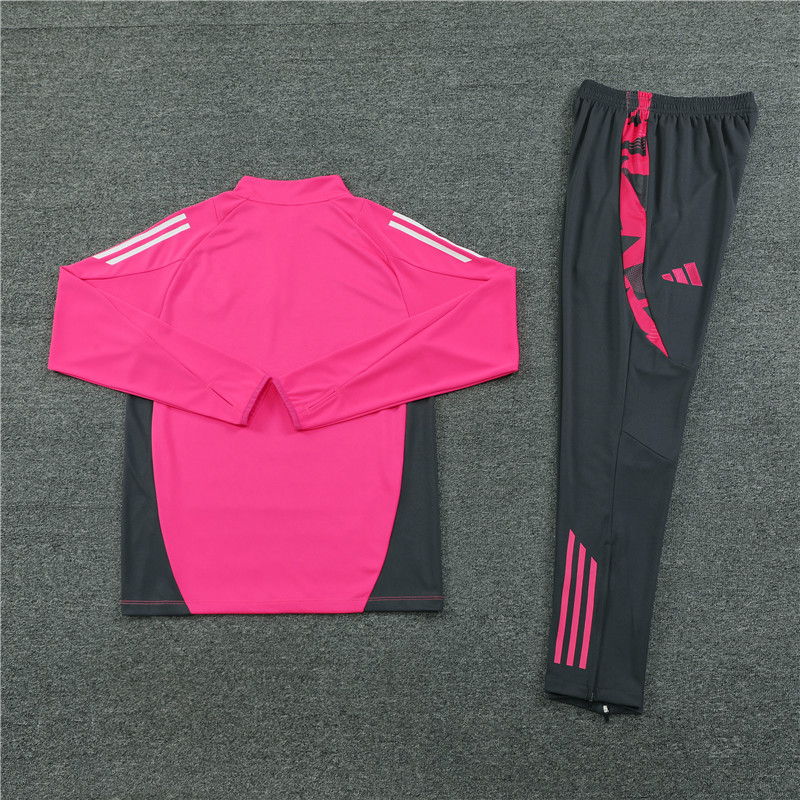 2024 Germany Pink Training Suit/2024德国粉色半拉训练服