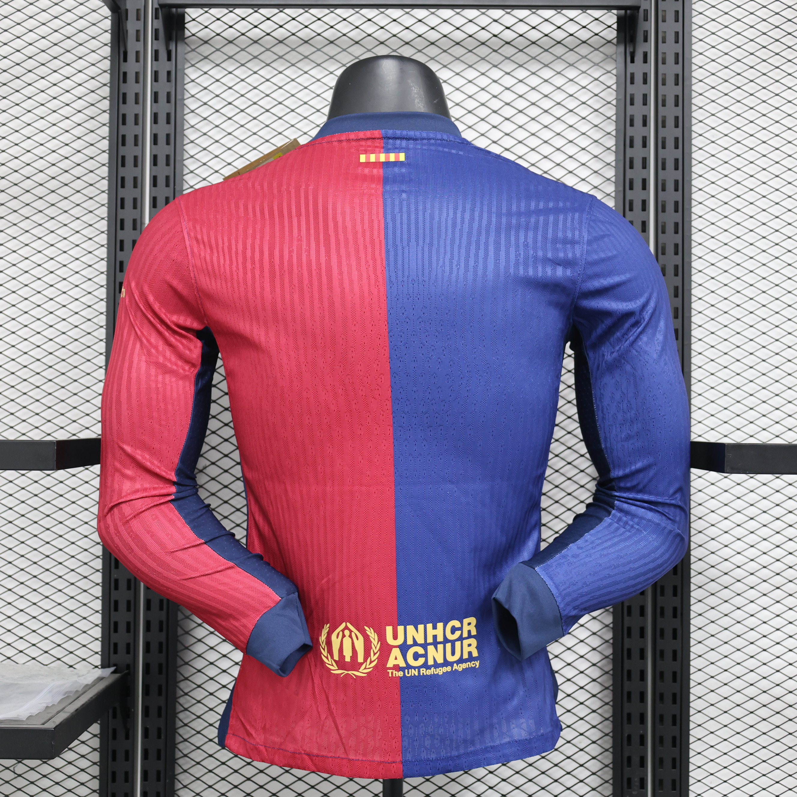 24-25 Barcelona Home Long Sleeve Player Version Jersey/ 24-25巴萨主场球员版长袖