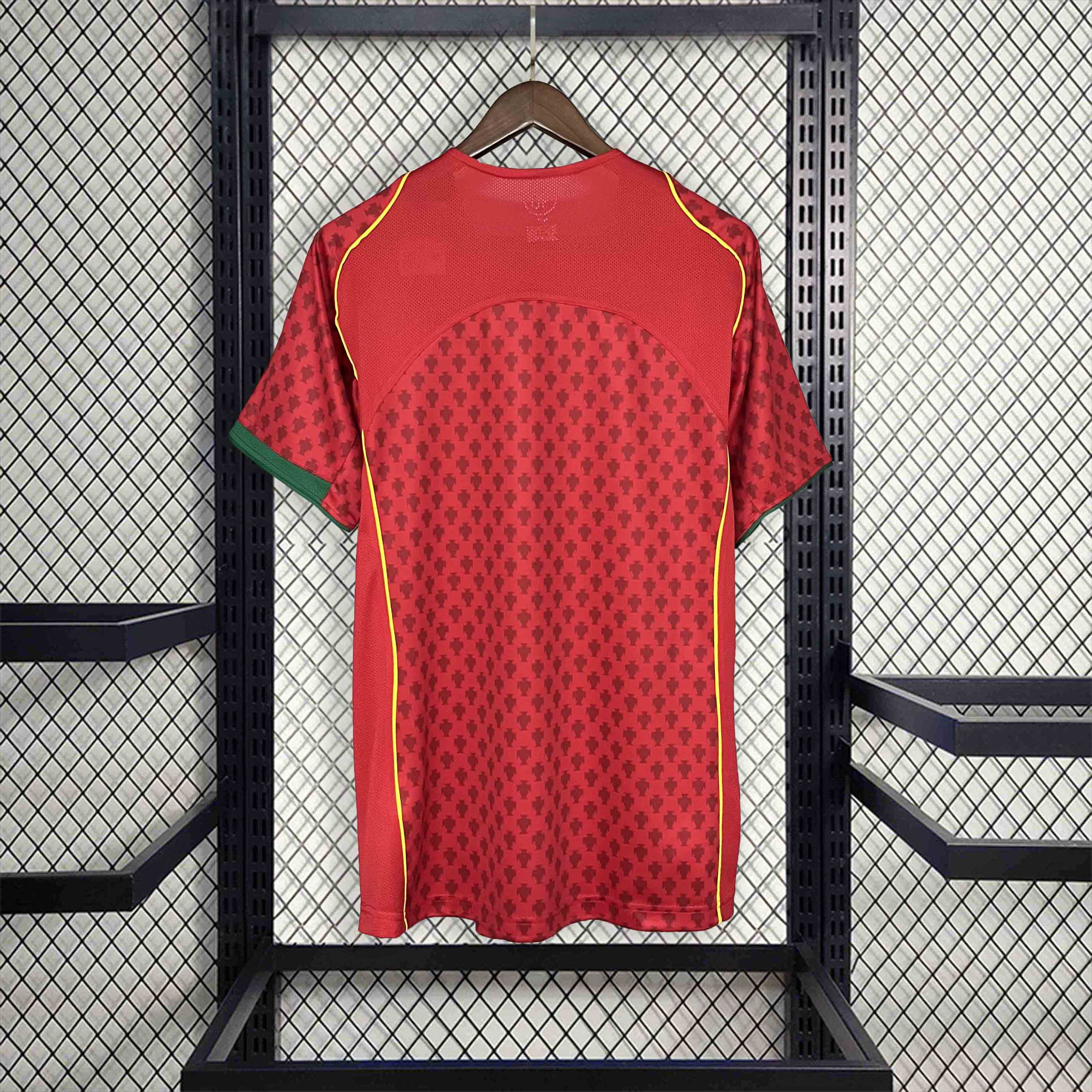 2004 Portugal Home Retro Jersey/2004 葡萄牙主场