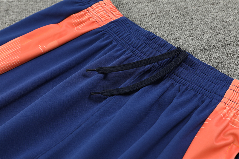 24-25 Manchester United Blue Training Suit/ 24-25 曼联蓝色半拉训练服