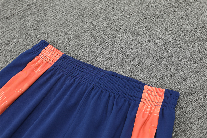 24-25 Manchester United Blue Training Suit/ 24-25 曼联蓝色半拉训练服