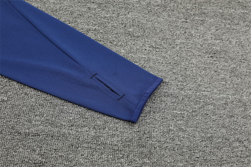 24-25 Manchester United Blue Training Suit/ 24-25 曼联蓝色半拉训练服