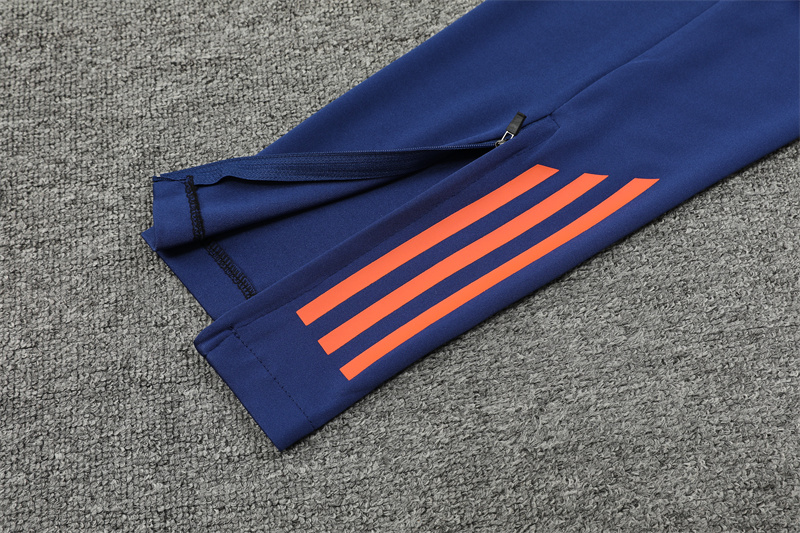 24-25 Manchester United Blue Training Suit/ 24-25 曼联蓝色半拉训练服