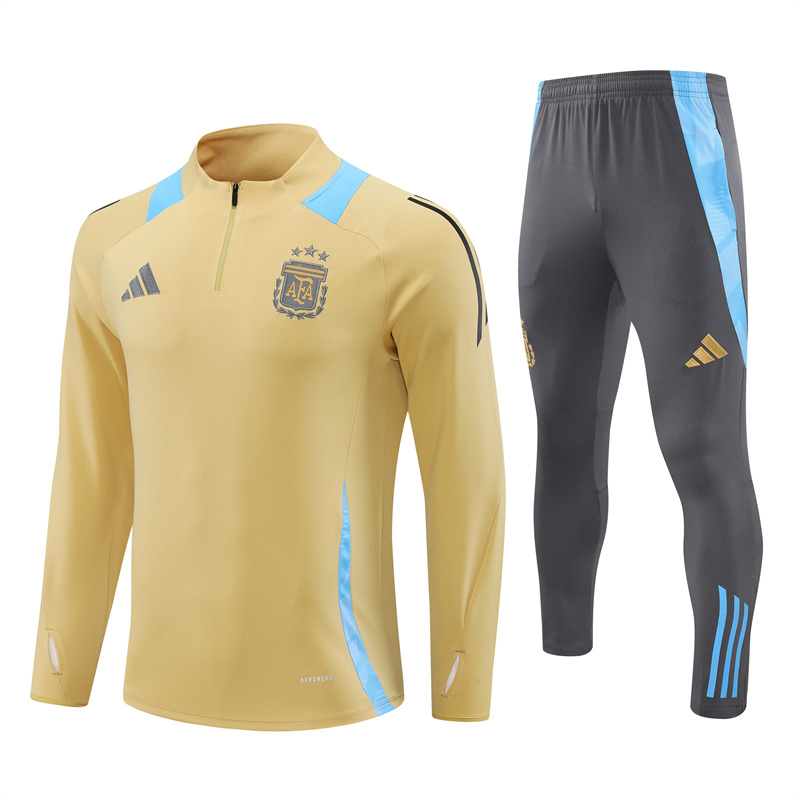 24-25 Argentina Gold Training Suit/ 24-25 阿根廷金色训练服