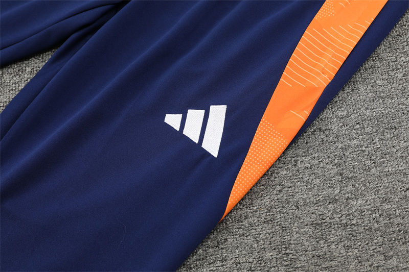 24-25 Juventus Blue Training Suit/ 24-25 尤文蓝色半拉训练服