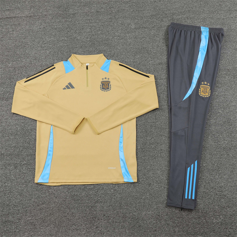 24-25 Argentina Gold Training Suit/ 24-25 阿根廷金色训练服