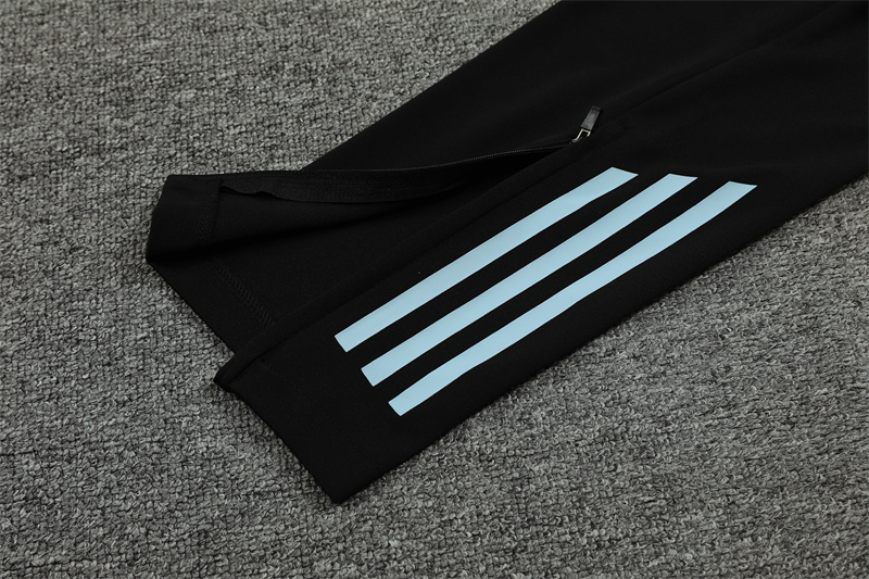24-25 Real Madrid White Training Suit/ 24-25 皇马白色半拉训练服