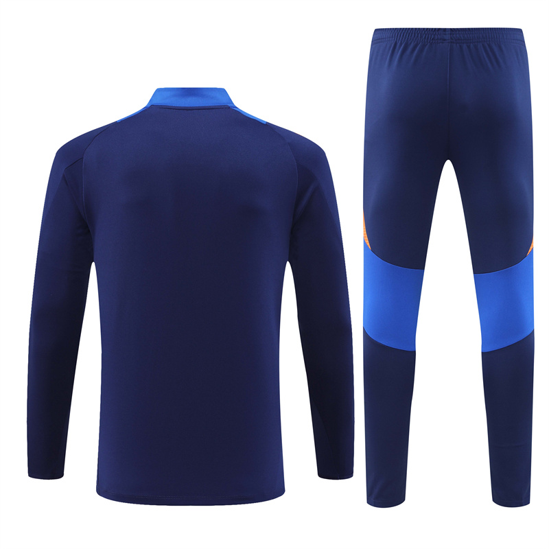 24-25 Juventus Blue Training Suit/ 24-25 尤文蓝色半拉训练服