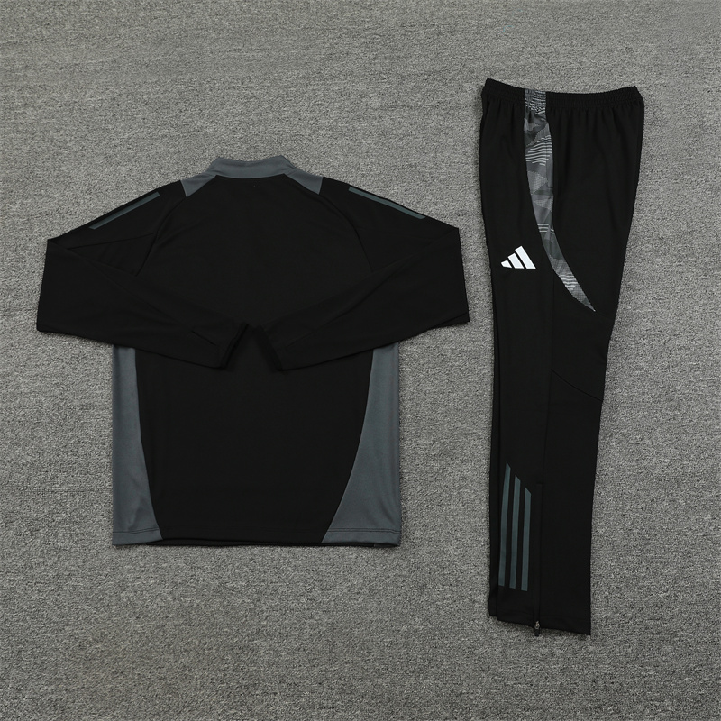 24-25 Algeria Black Training Suit/ 24-25 阿尔及利亚黑色训练服