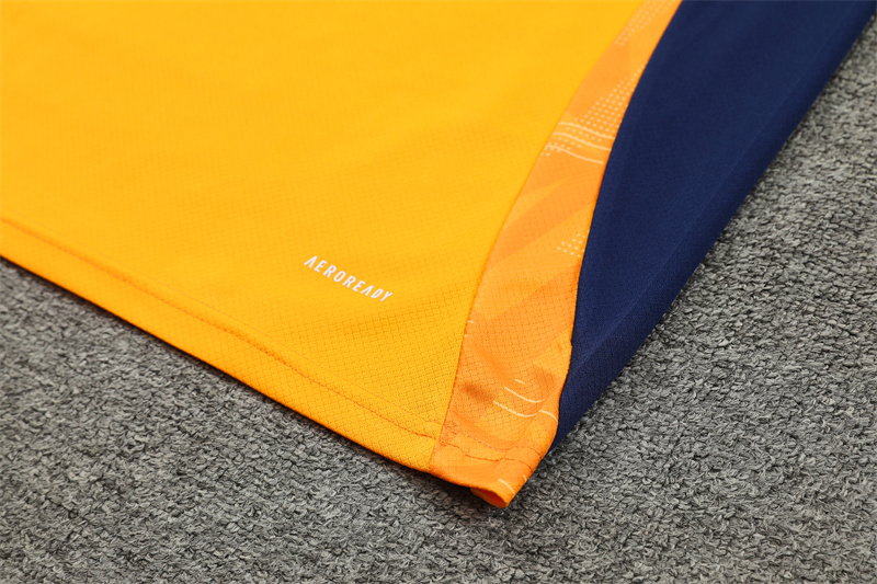 24-25 Juventus Orange Short Sleeve Training Suit/ 24-25 尤文橙色短袖训练服