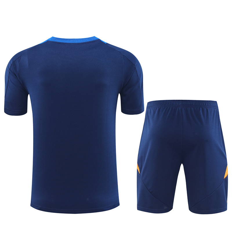 24-25 Juventus Blue Short Sleeve Training Suit/ 24-25 尤文蓝色短袖训练服