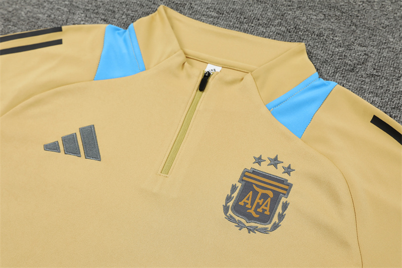 24-25 Argentina Gold Training Suit/ 24-25 阿根廷金色训练服