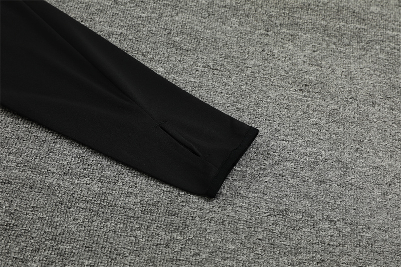 24-25 Algeria Black Training Suit/ 24-25 阿尔及利亚黑色训练服