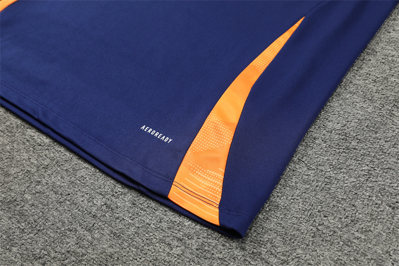24-25 Juventus Blue Training Suit/ 24-25 尤文蓝色半拉训练服