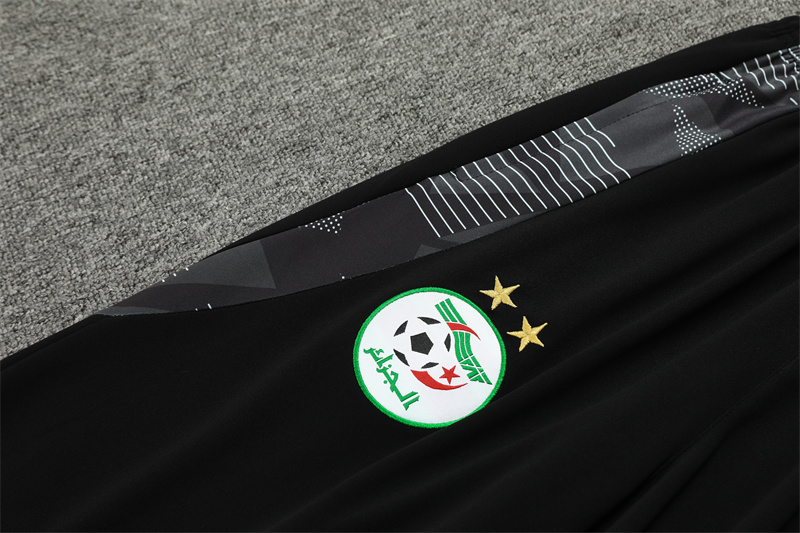 24-25 Algeria Black Training Suit/ 24-25 阿尔及利亚黑色训练服