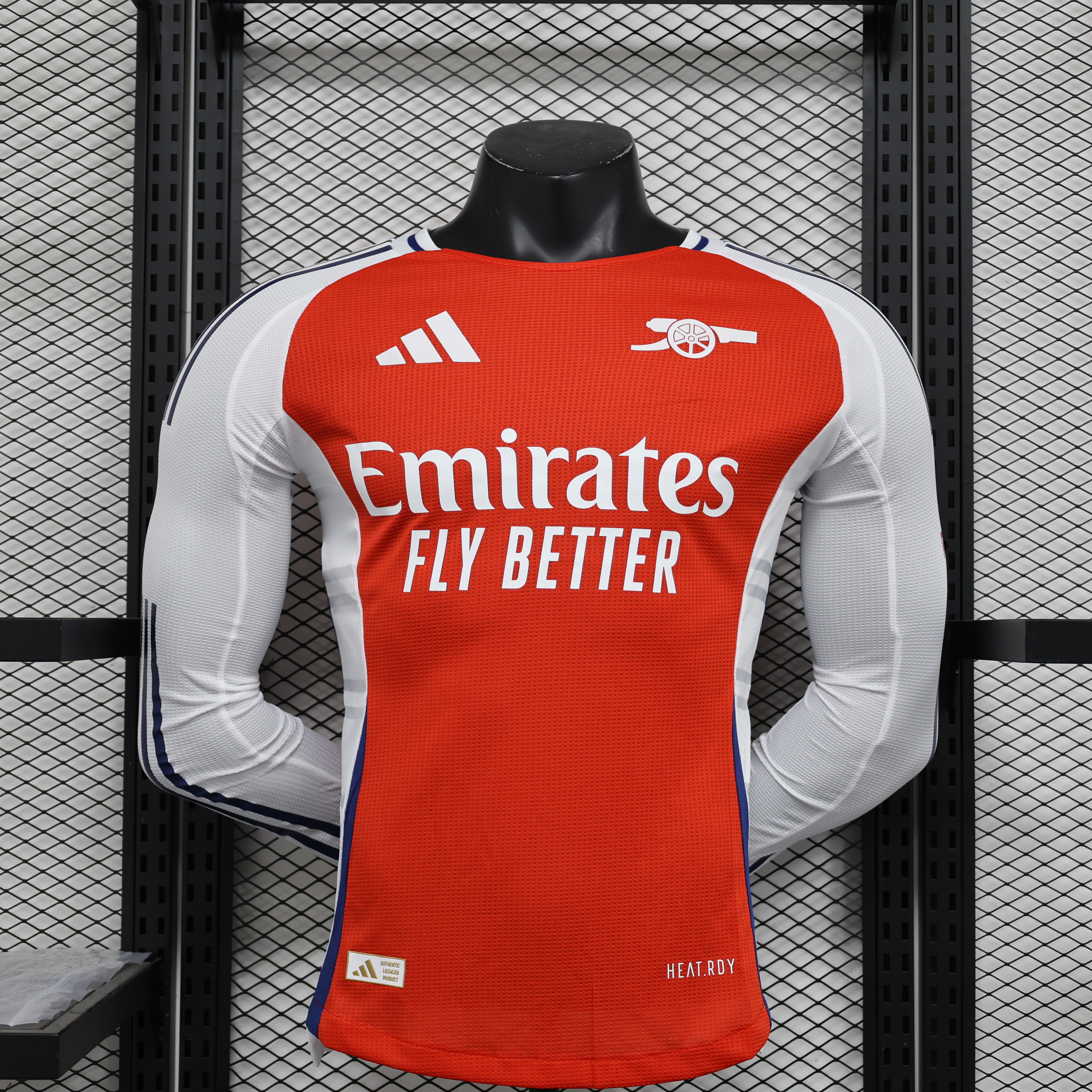 24-25 Arsenal Home Player Long Sleeve Jersey/ 24-25 阿森纳主场球员版长袖