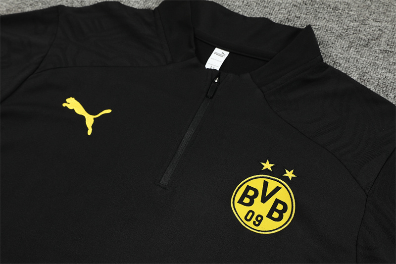 24-25 Borussia Dortmund Black Training Suit/24-25多特蒙德半拉训练服