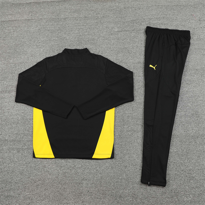 24-25 Borussia Dortmund Black Training Suit/24-25多特蒙德半拉训练服