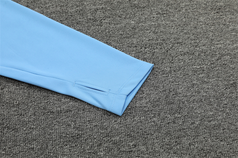24-25 Manchester City Blue Training Suit/24-25曼城半拉训练服