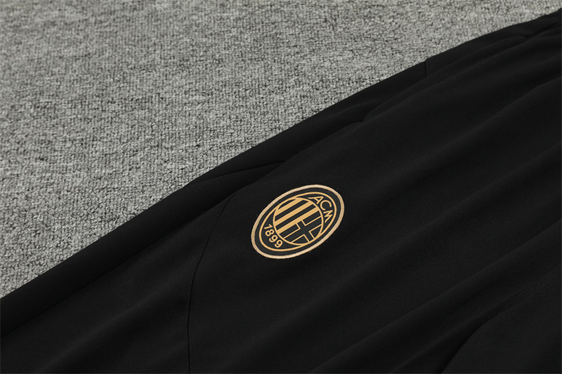 24-25 AC Milan Black Training Suit/24-25AC米兰半拉训练服