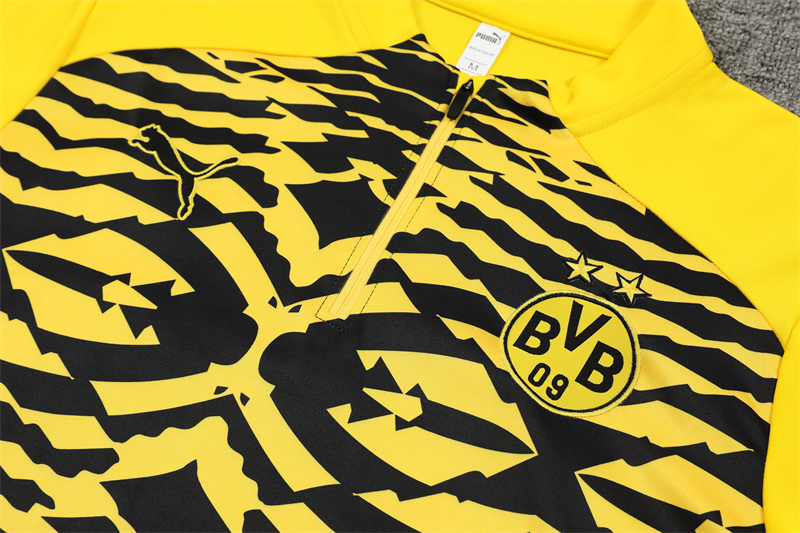 24-25 Borussia Dortmund Yellow Training Suit/24-25多特蒙德半拉训练服