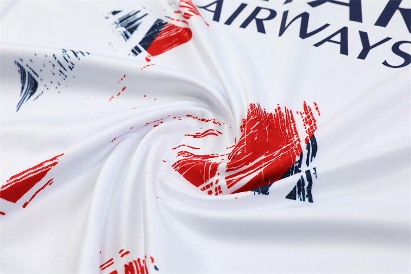 24-25 PSG White Training Suit/ 24-25PSG巴黎半拉训练服