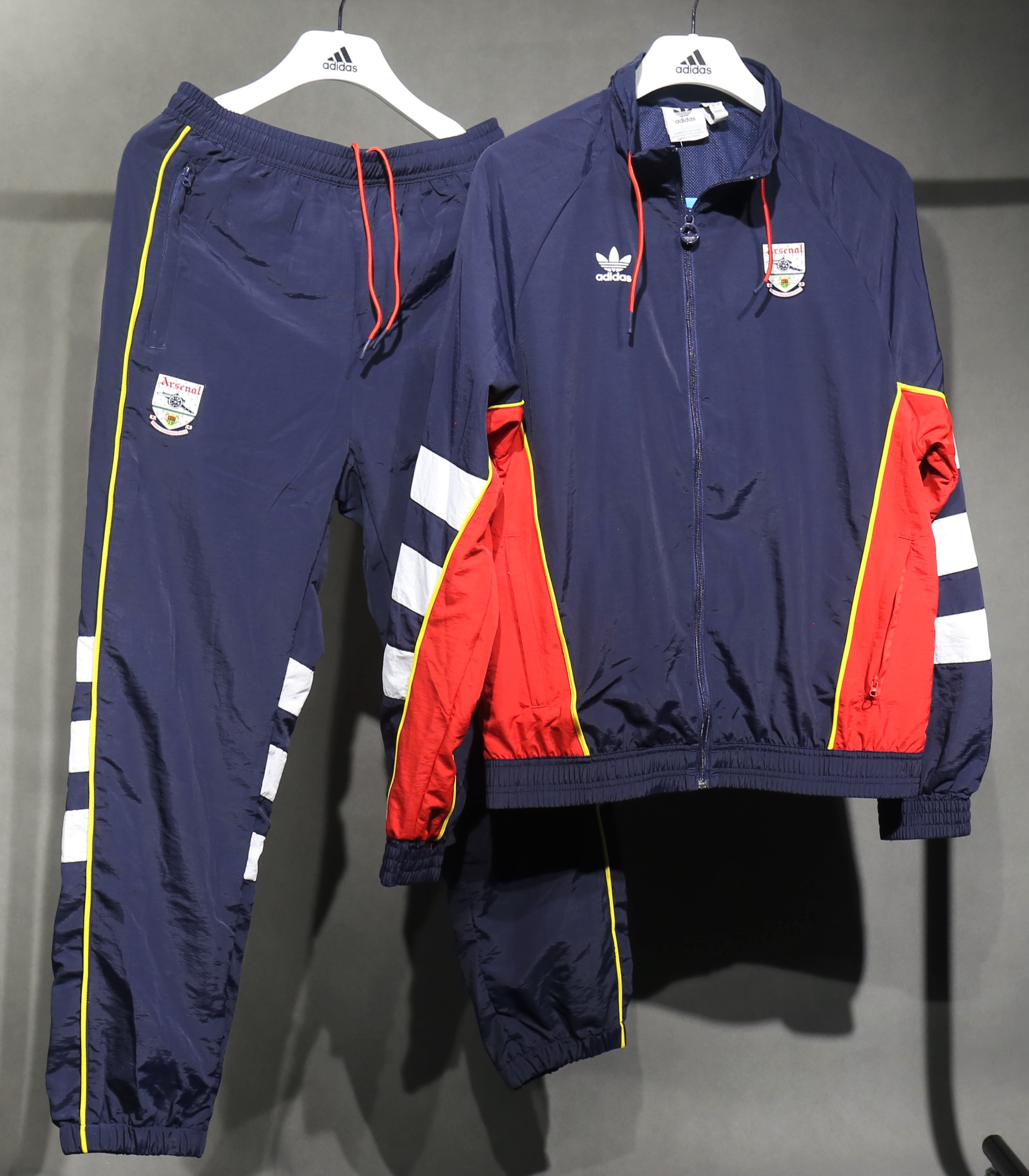 24-25 Arsenal Retro Windbreaker Suit/24-25 阿森纳复古风衣套装