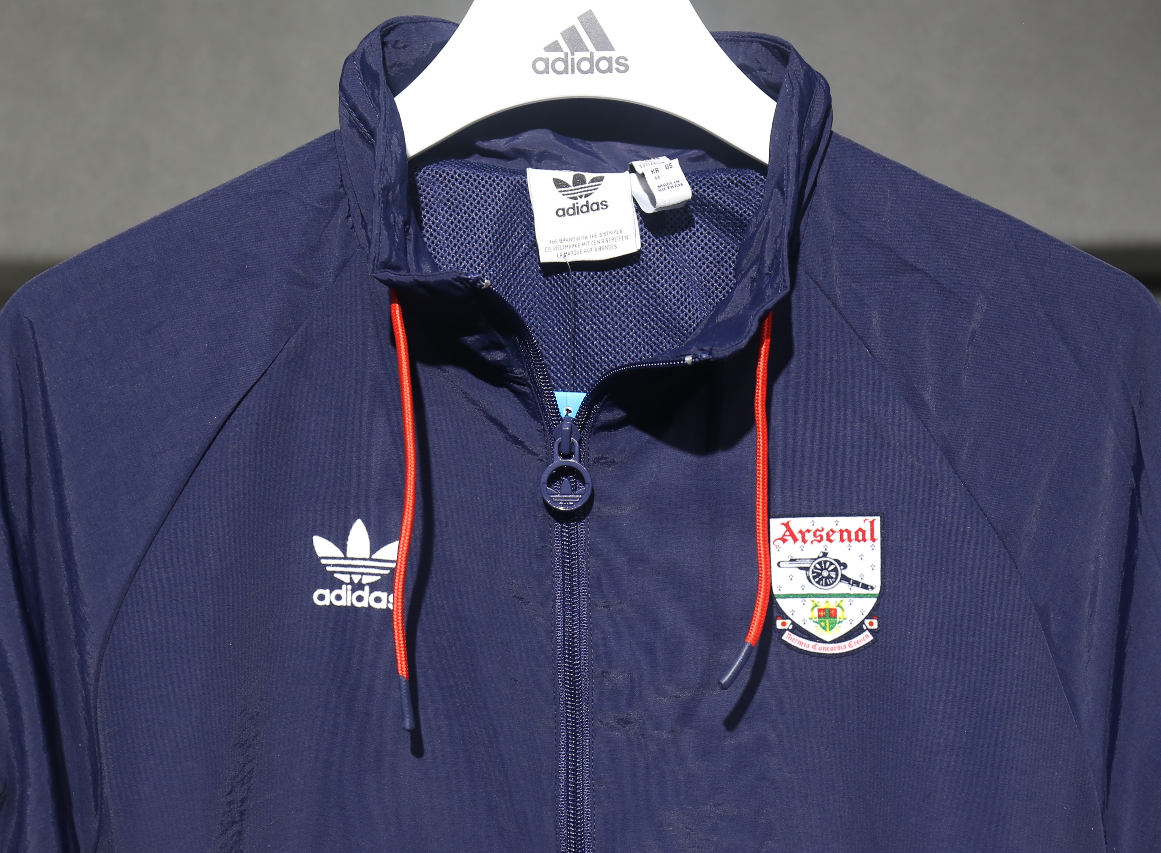 24-25 Arsenal Retro Windbreaker Suit/24-25 阿森纳复古风衣套装