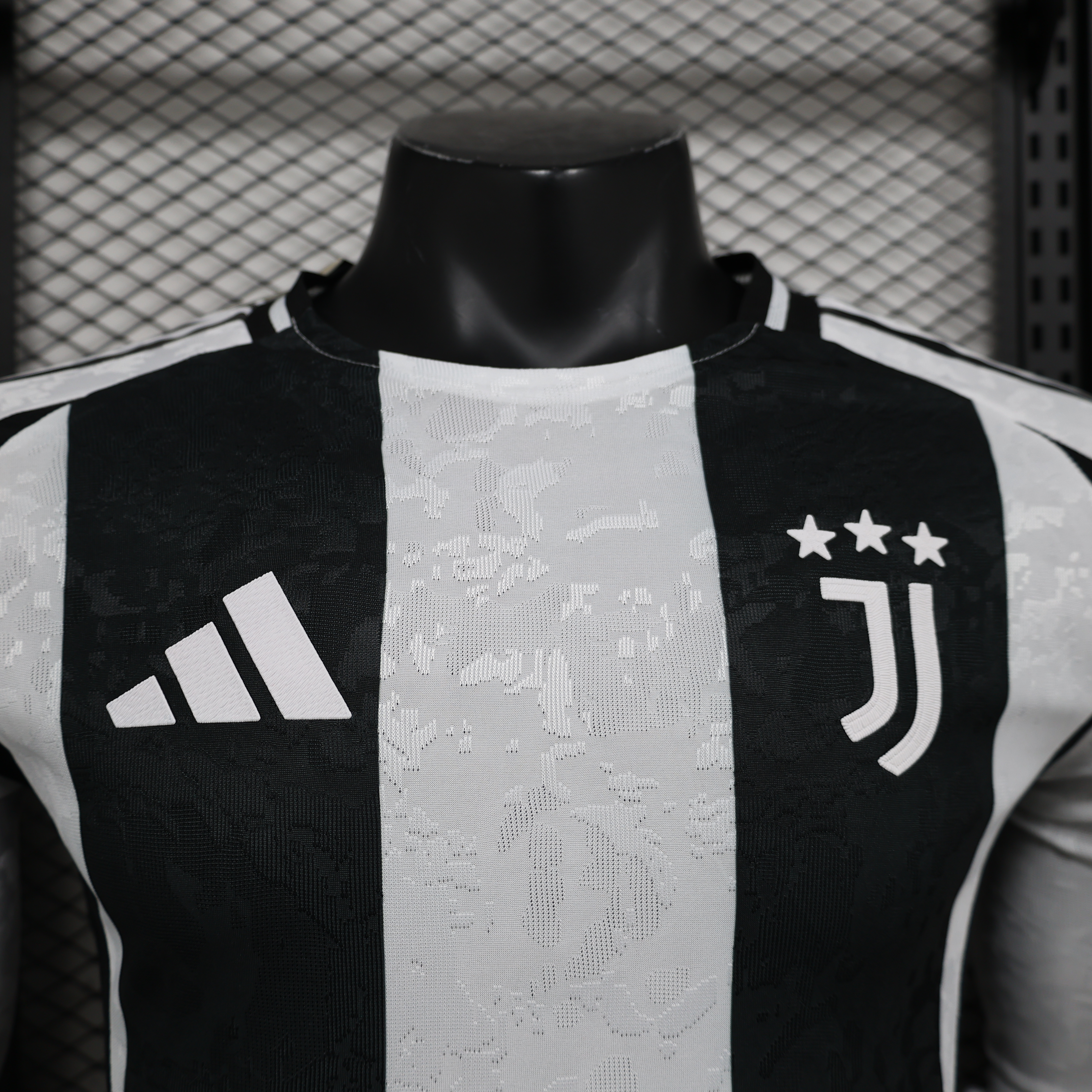24-25 Juventus Home Player Long Sleeve Jersey/24-25 尤文图斯主场球员版长袖