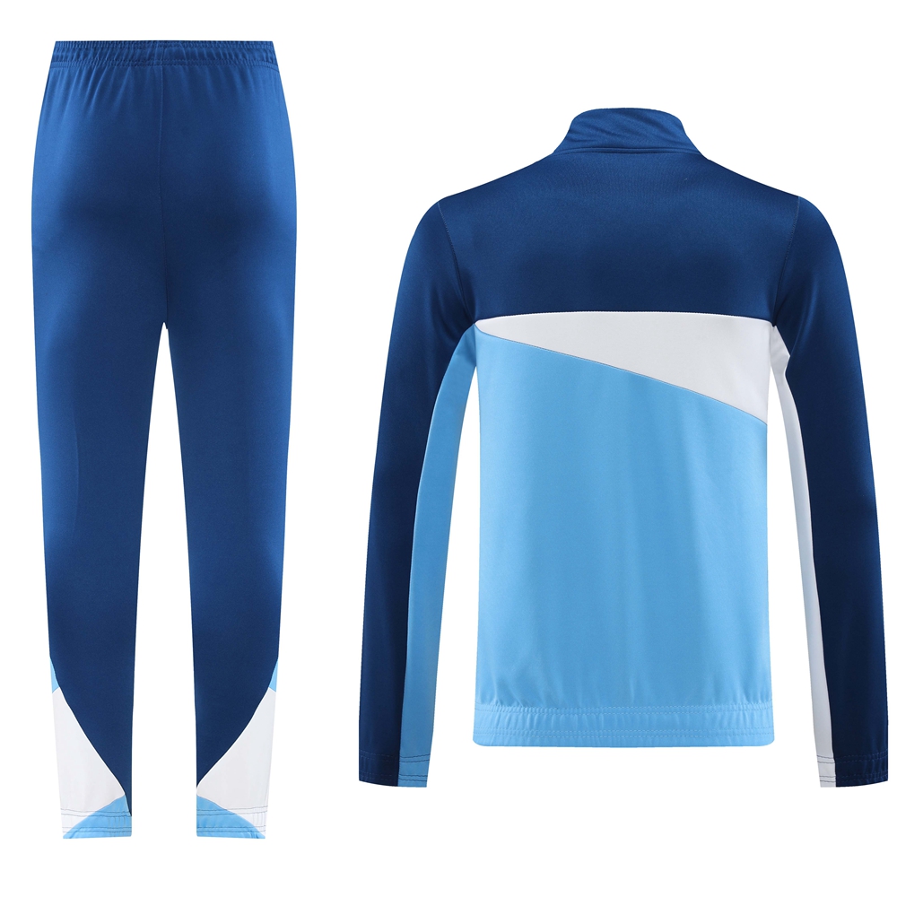 24-25 Olympique Marseille Blue Jacket Tracksuit/ 24-25马赛夹克训练服